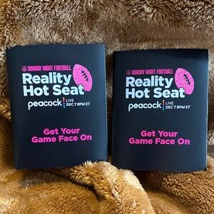 BRavocon 2025Peacock "Reality Hot Seat" Promo Booklets - Black & Hot Pink